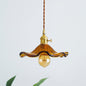 Floral Glass Pendant Light