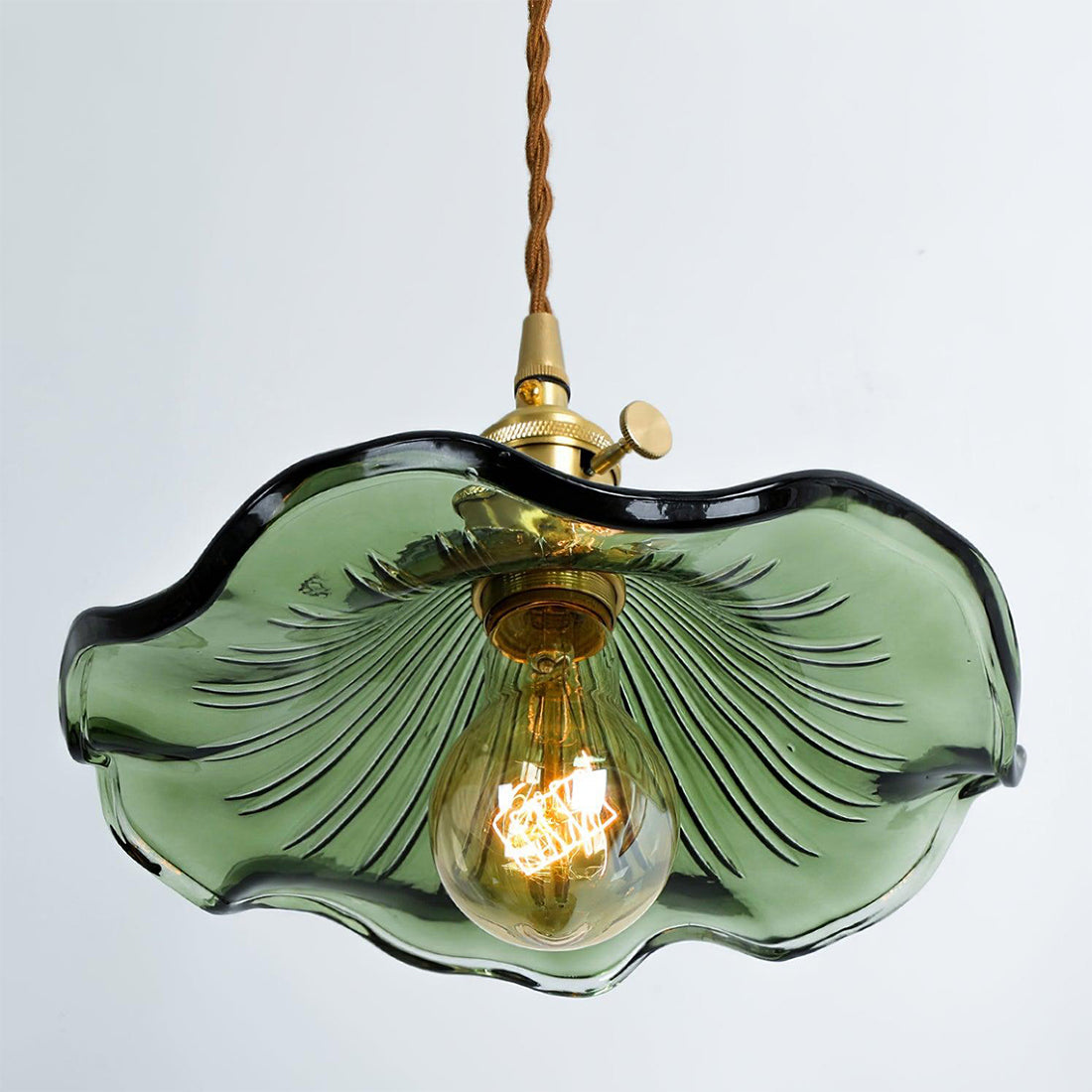 Floral Glass Pendant Light