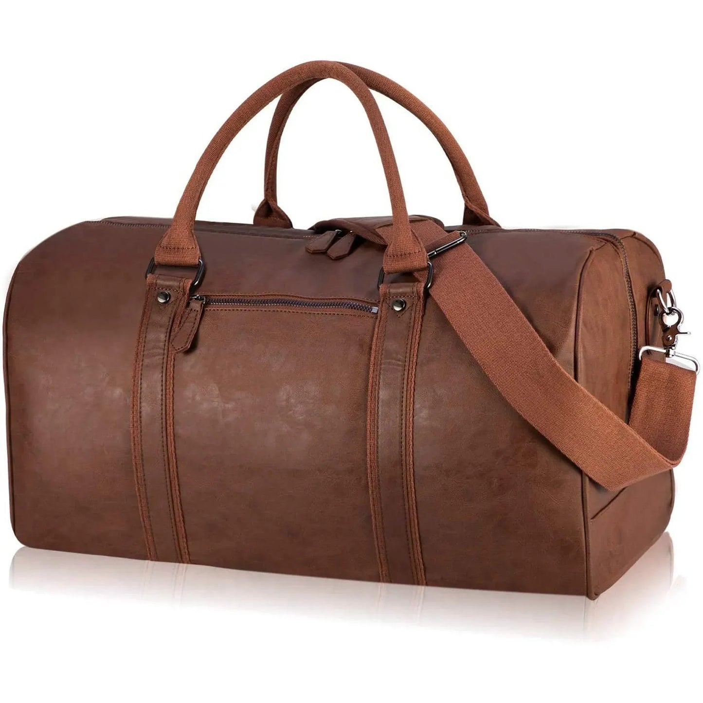 Men's Vegan Leather Duffel Bag – Executive Commuter Carry
