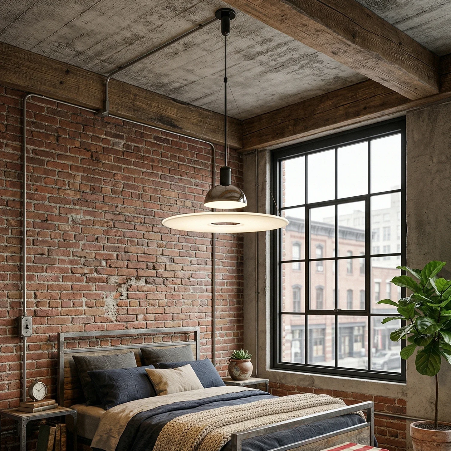 Frisbee Pendant Light