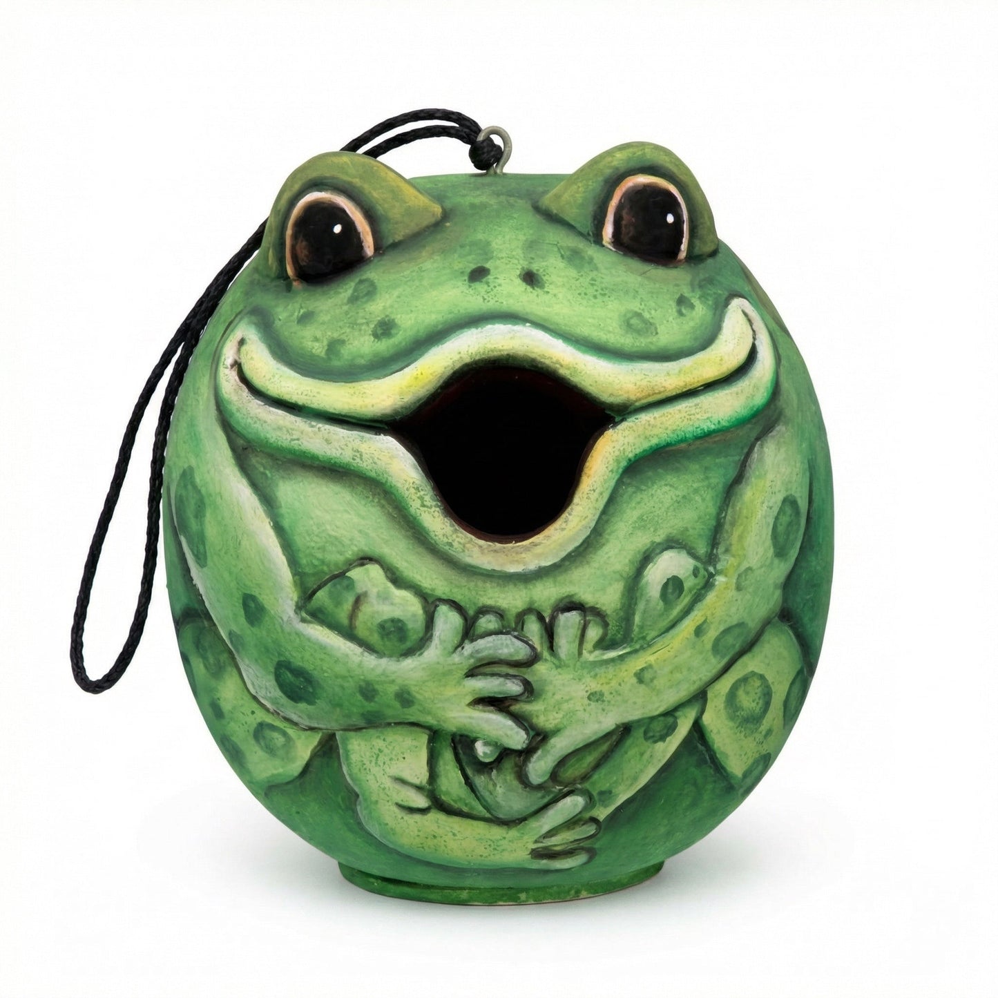 Frog Gord-O Wooden Birdhouse