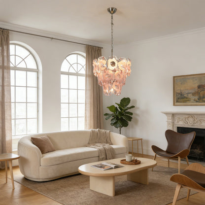 Frostelle Bloom Glass Chandelier