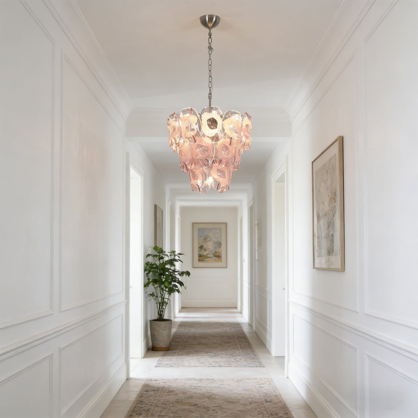 Frostelle Bloom Glass Chandelier