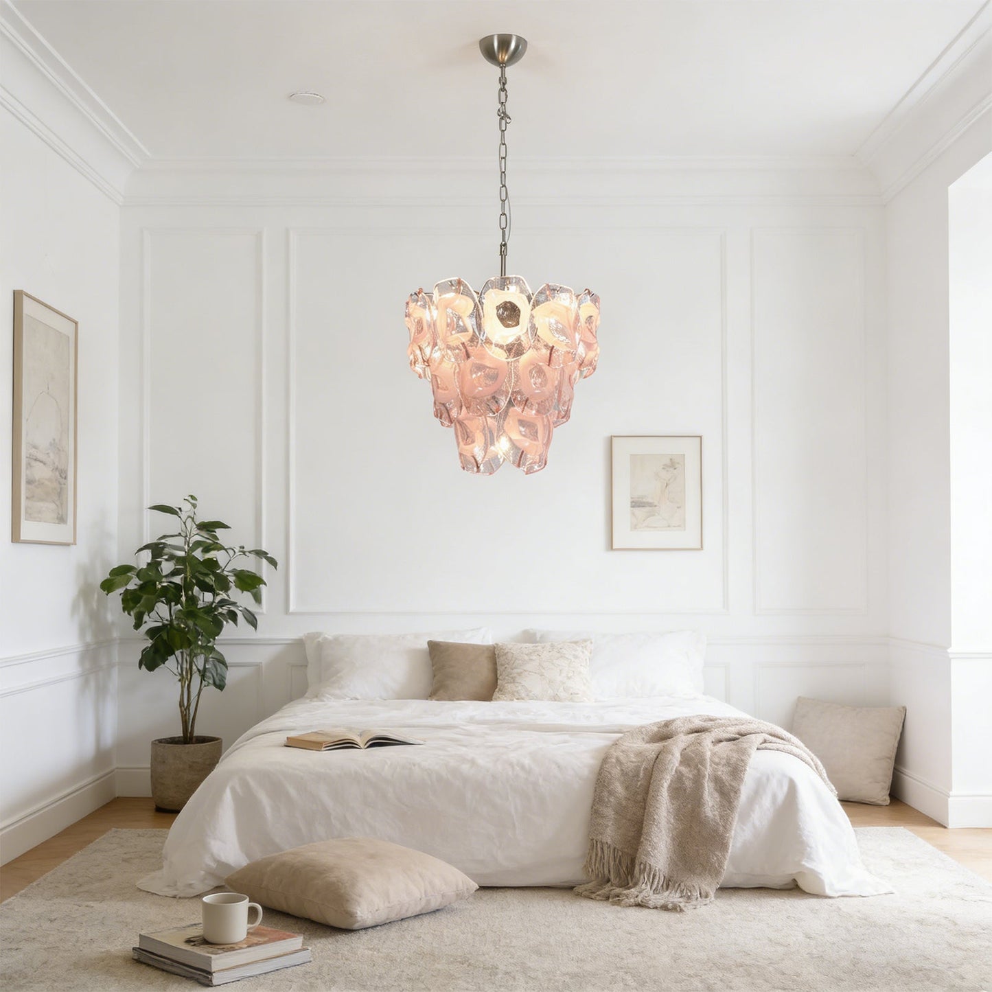 Frostelle Bloom Glass Chandelier