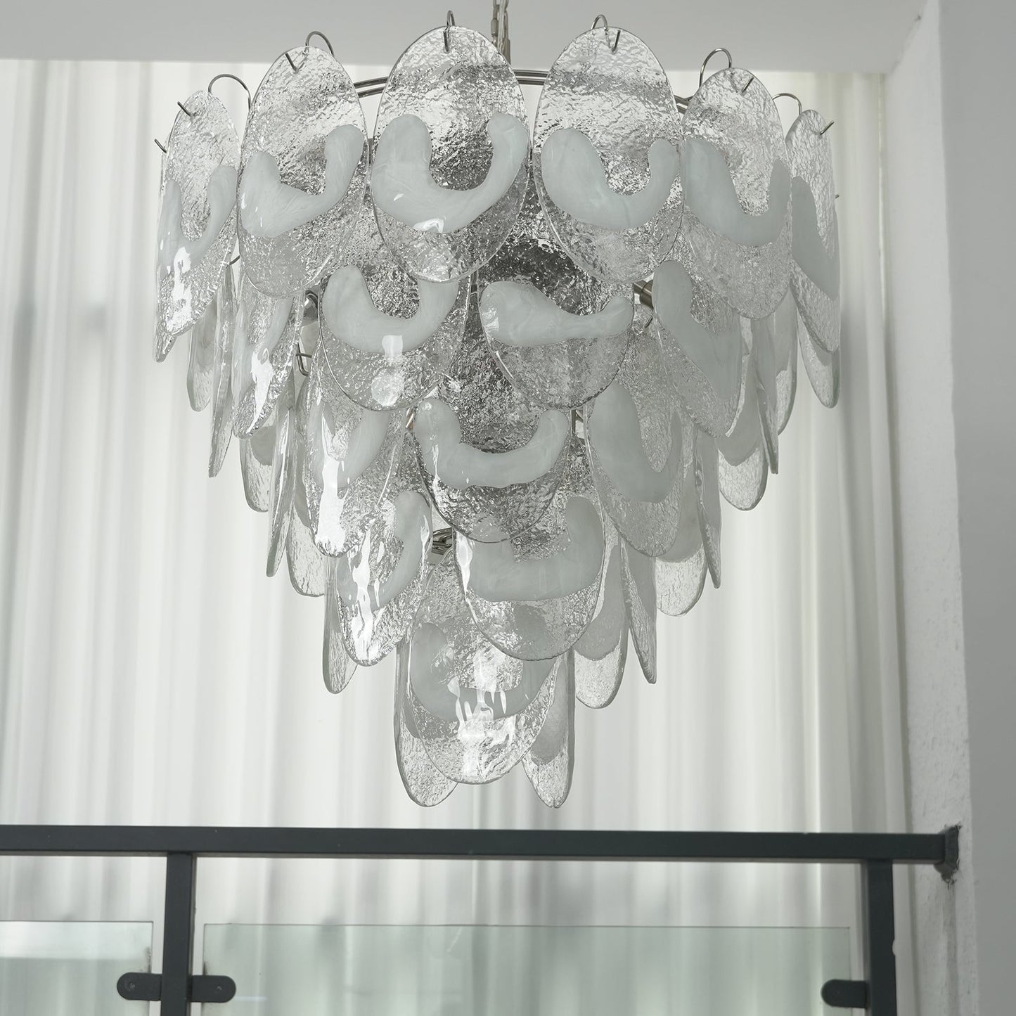 Frostelle Murano White Chandelier