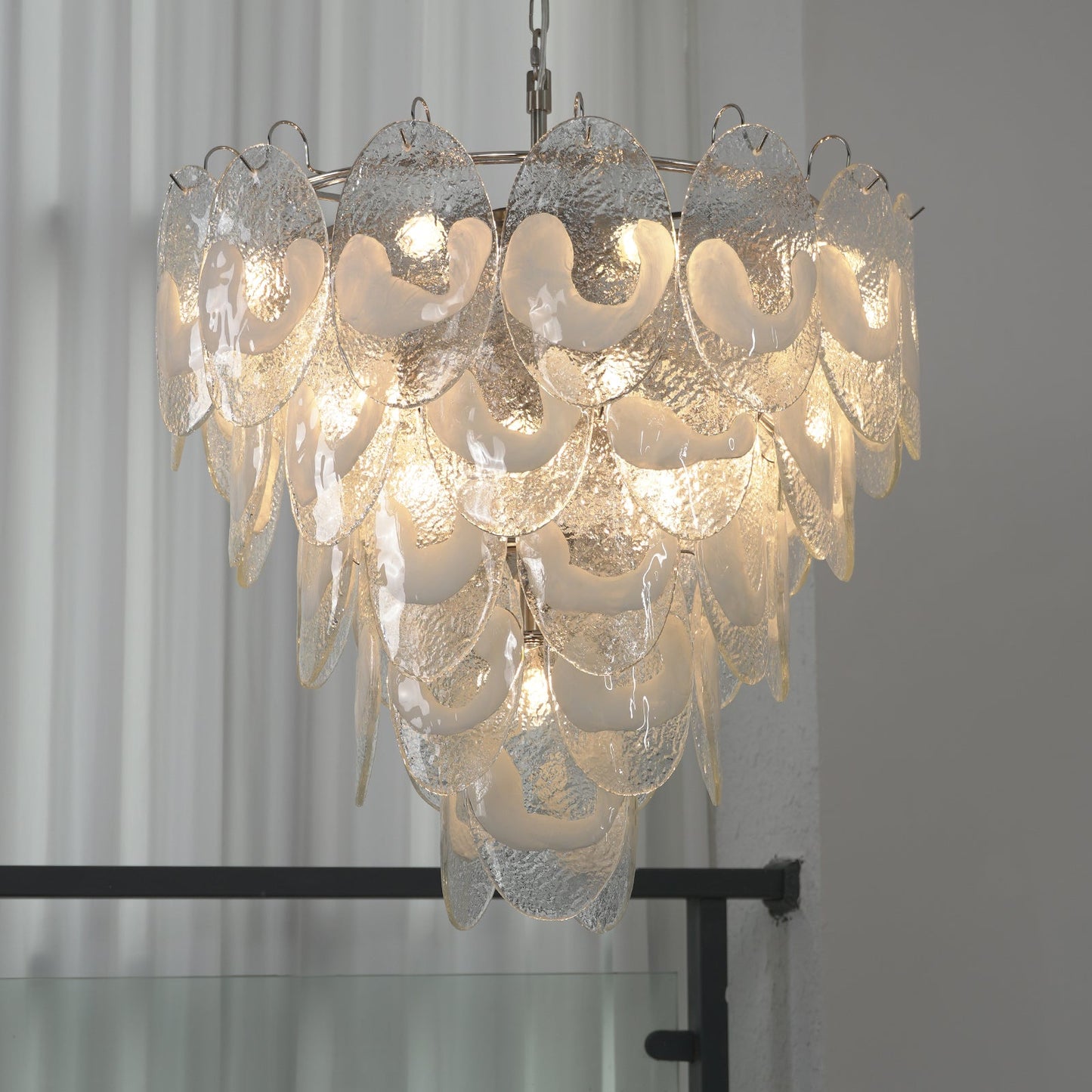 Frostelle Murano White Chandelier
