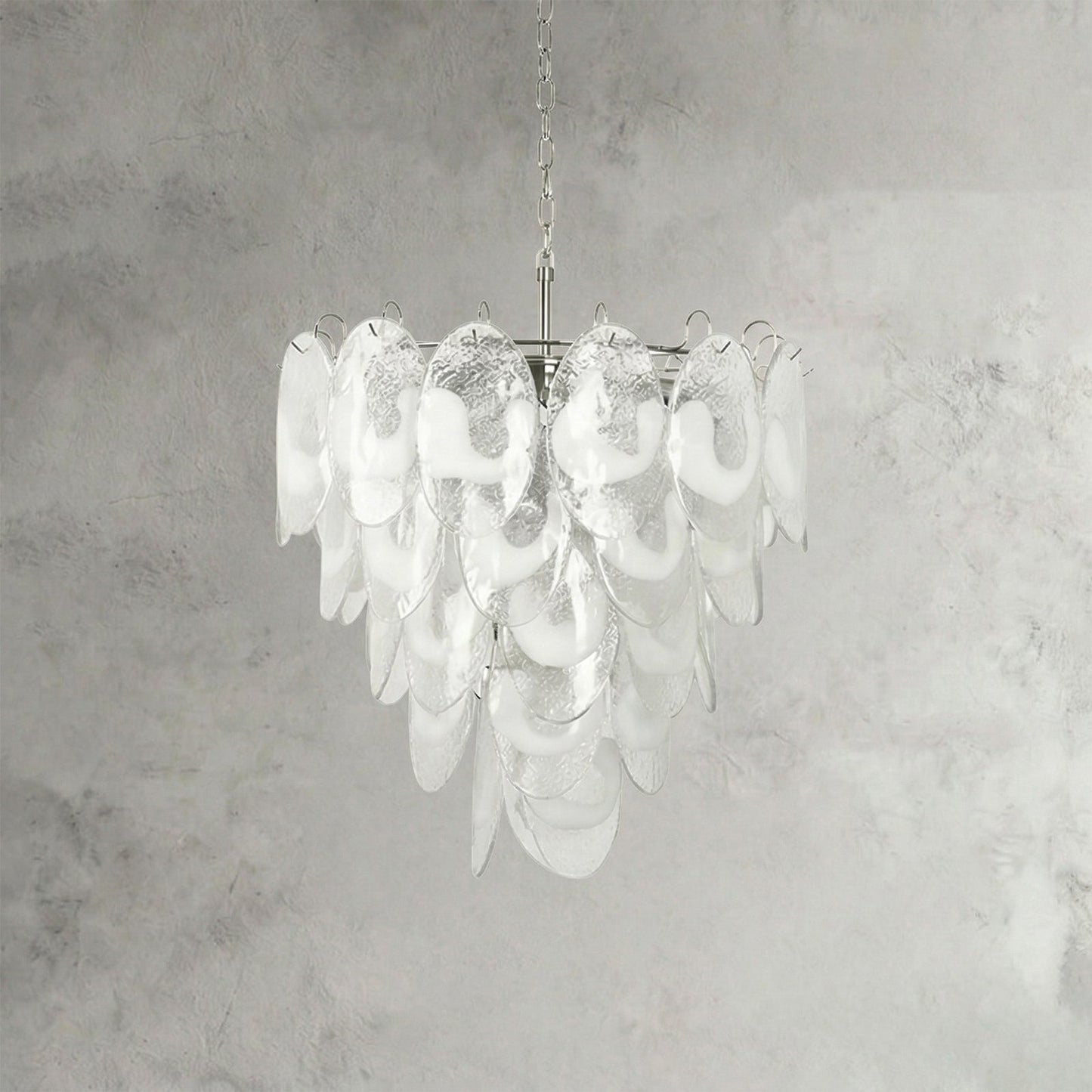 Frostelle Murano White Chandelier