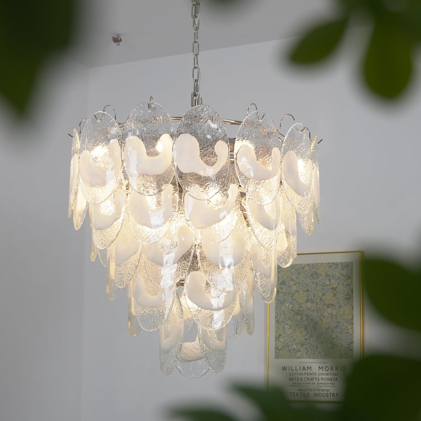 Frostelle Murano White Chandelier