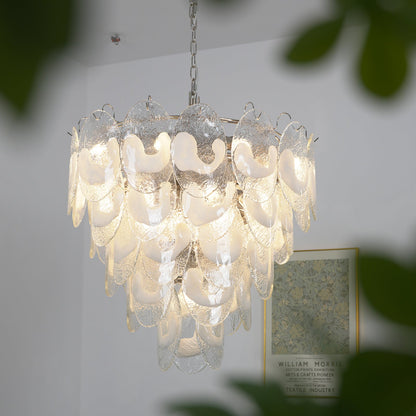 Frostelle Murano White Chandelier
