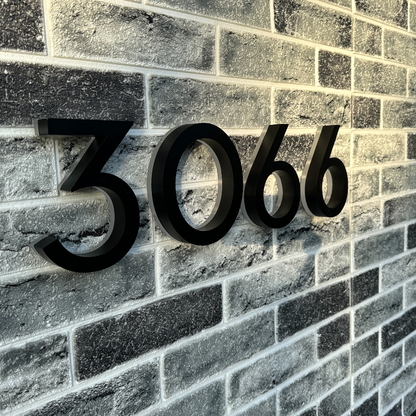 Backlit LED House Numbers – Custom Illuminated Address Numbers for Outdoor Use