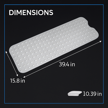 Bath Tub Mat for Safe, Non-Slip Bathroom Floors