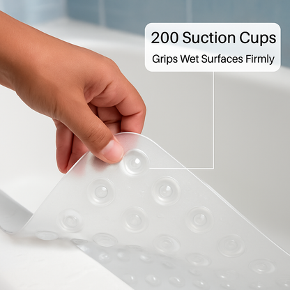 Bath Tub Mat for Safe, Non-Slip Bathroom Floors