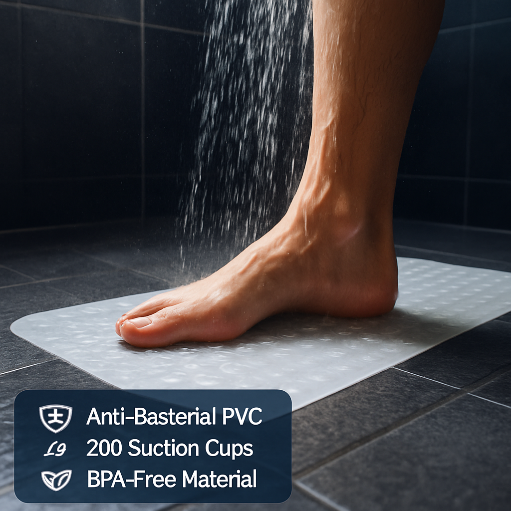 Bath Tub Mat for Safe, Non-Slip Bathroom Floors