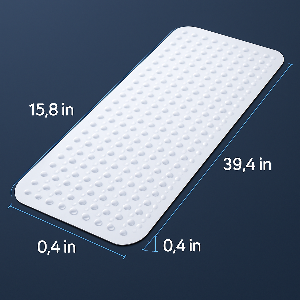 Bath Tub Mat for Safe, Non-Slip Bathroom Floors