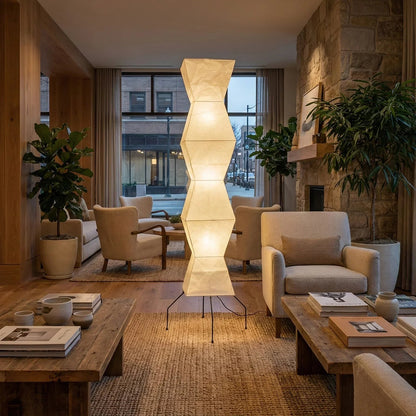 Akari Hourglass Shape UF4-L9 Floor Lamp