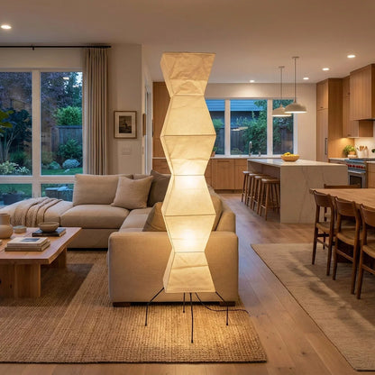 Akari Hourglass Shape UF4-L9 Floor Lamp