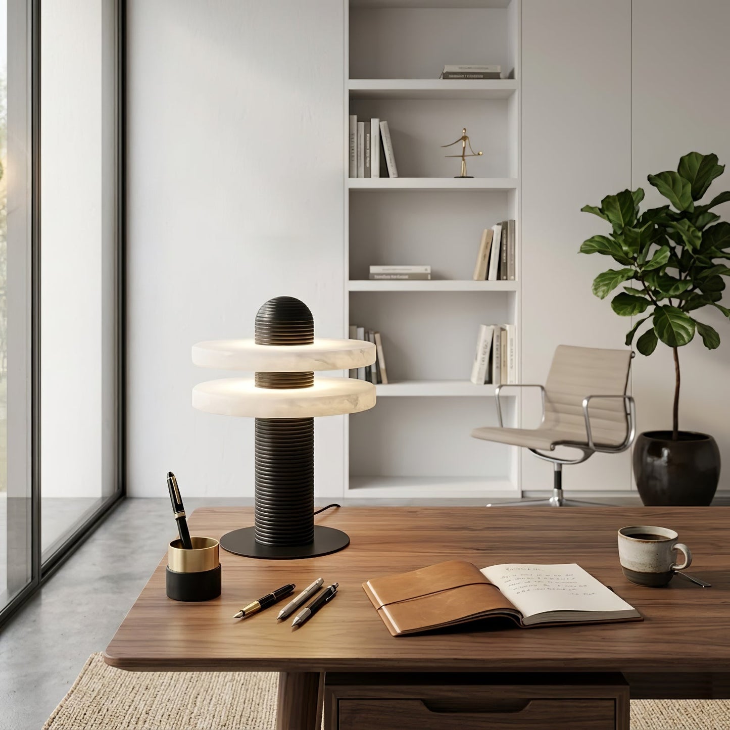 Geometric Layered Table Lamp