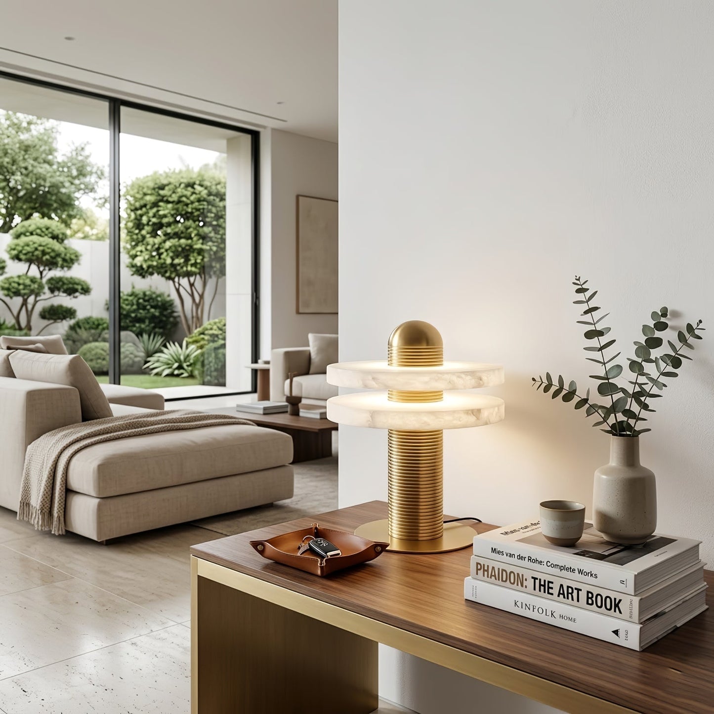 Geometric Layered Table Lamp