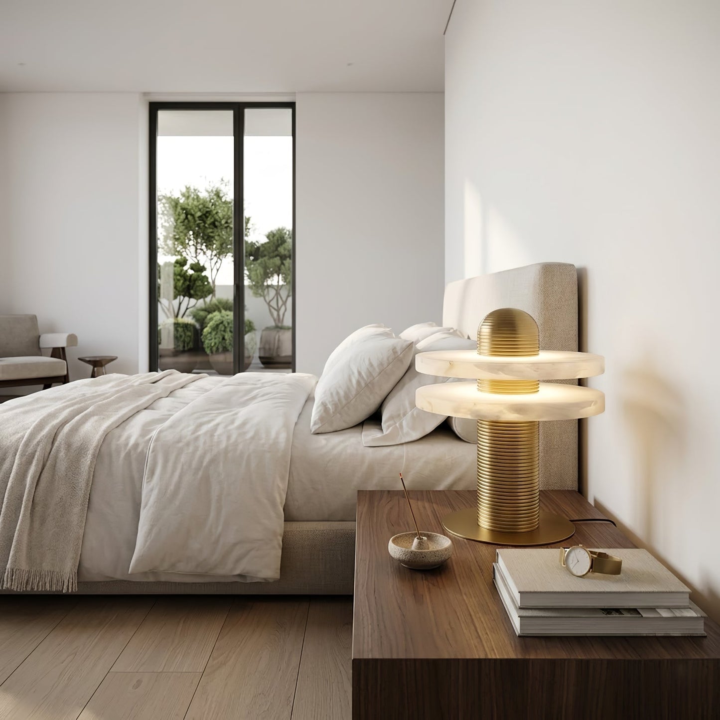 Geometric Layered Table Lamp