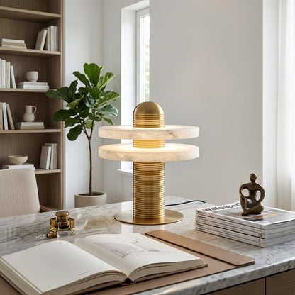 Geometric Layered Table Lamp