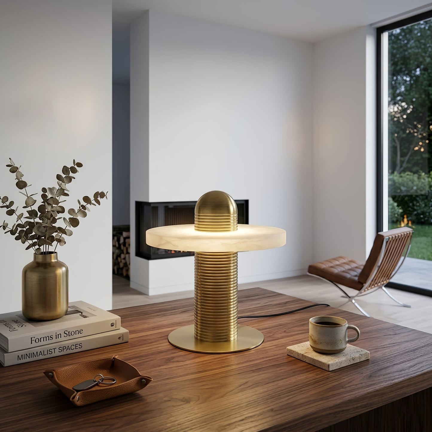 Geometric Layered Table Lamp