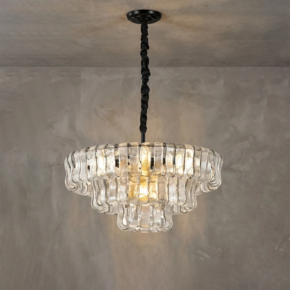 Glacii Ring Glass Chandelier