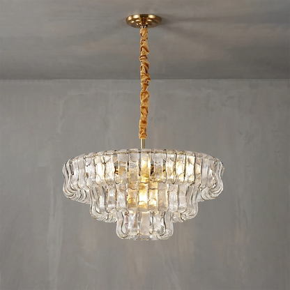 Glacii Ring Glass Chandelier