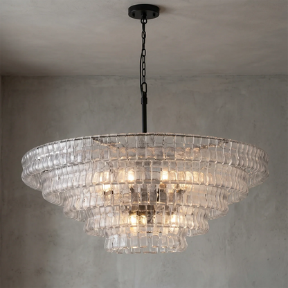 Glacii Ring Glass Chandelier
