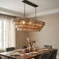 Glacii Ring Glass Chandelier