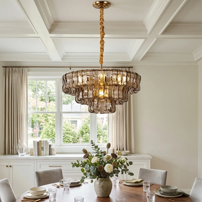 Glacii Ring Glass Chandelier