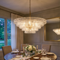 Glacii Ring Glass Chandelier
