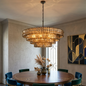 Glacii Ring Glass Chandelier