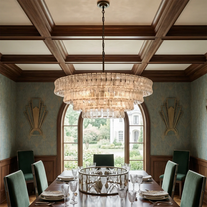 Glacii Ring Glass Chandelier