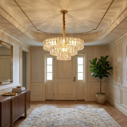 Glacii Ring Glass Chandelier