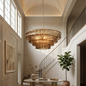 Glacii Ring Glass Chandelier
