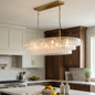 Glacii Ring Glass Chandelier