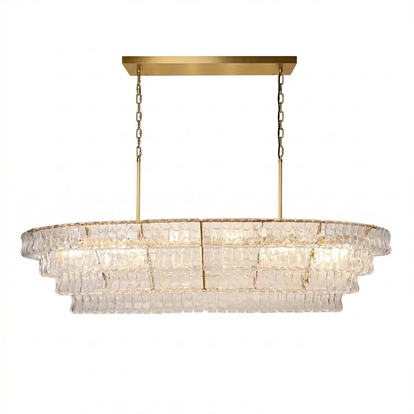 Glacii Ring Glass Chandelier