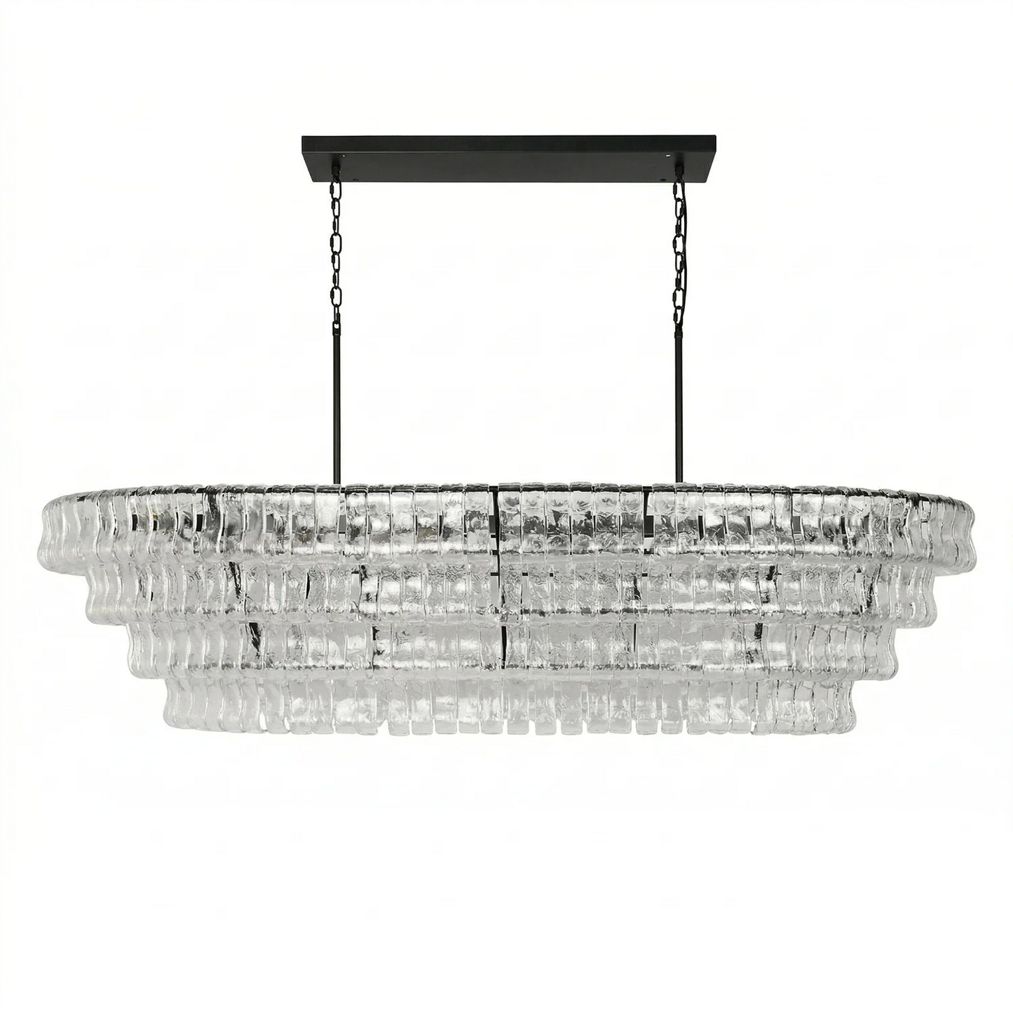 Glacii Ring Glass Chandelier