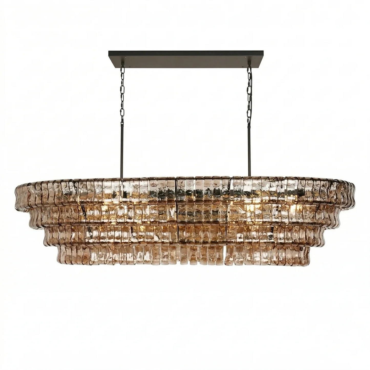 Glacii Ring Glass Chandelier