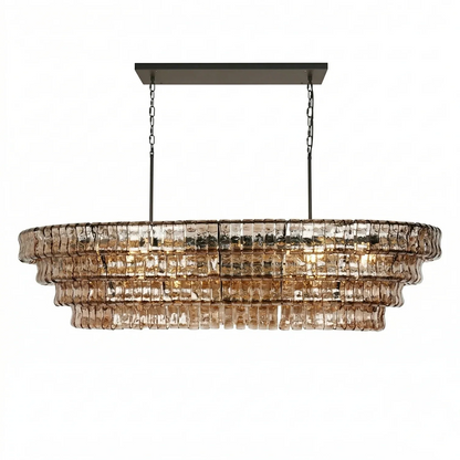 Glacii Ring Glass Chandelier