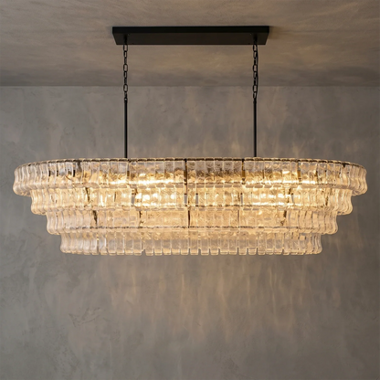 Glacii Ring Glass Chandelier