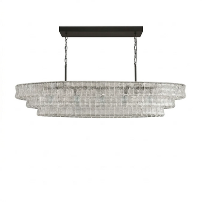 Glacii Ring Glass Chandelier