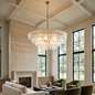 Glacii Ring Glass Chandelier