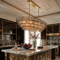 Glacii Ring Glass Chandelier
