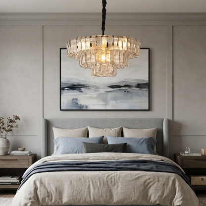 Glacii Ring Glass Chandelier