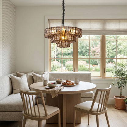 Glacii Ring Glass Chandelier