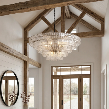 Glacii Ring Glass Chandelier