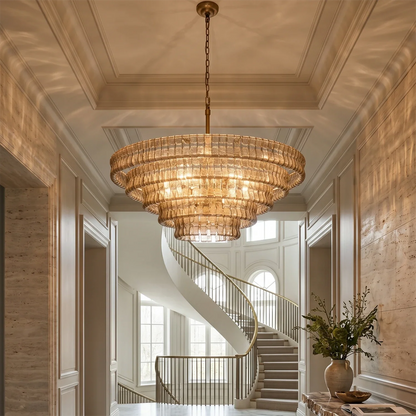 Glacii Ring Glass Chandelier