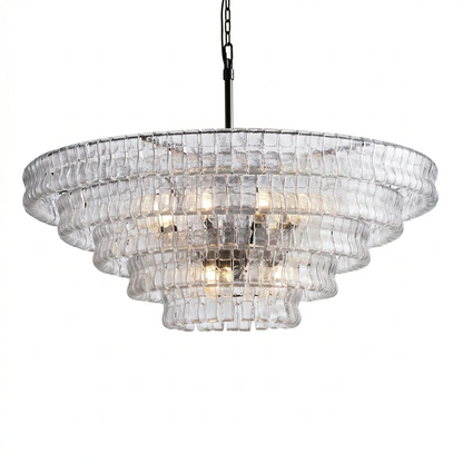 Glacii Ring Glass Chandelier