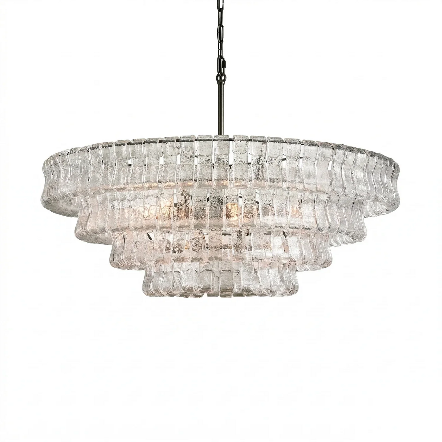 Glacii Ring Glass Chandelier